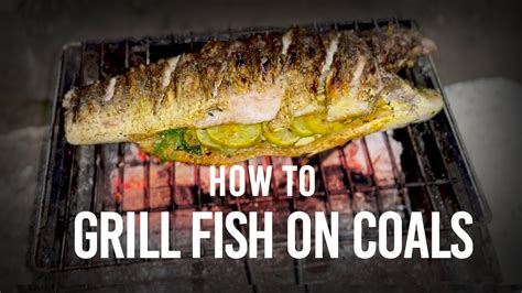 how to roast fish on charcoal